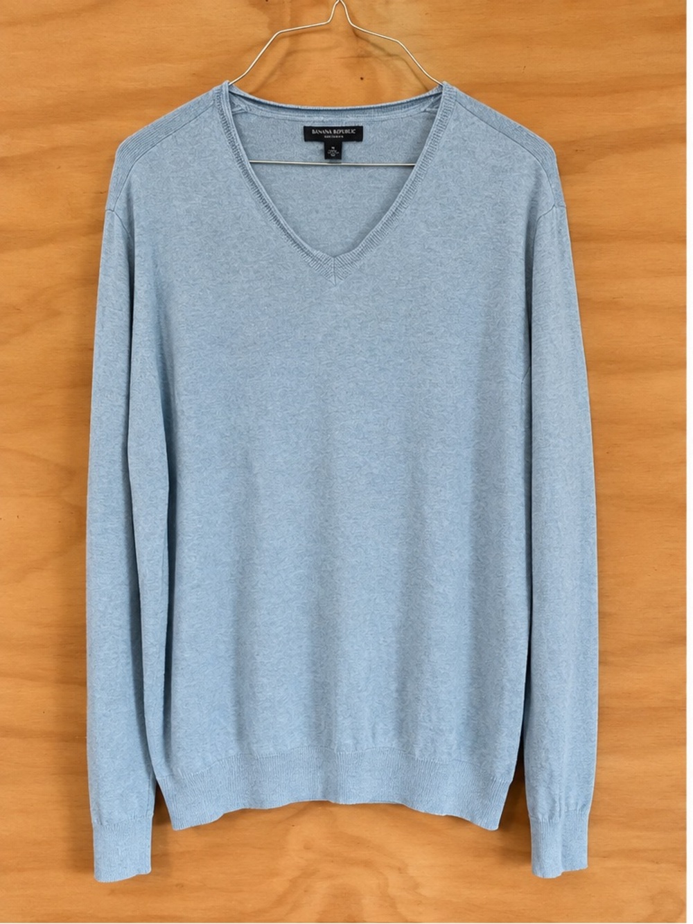 Banana Republic Light Blue V-Neck Sweater